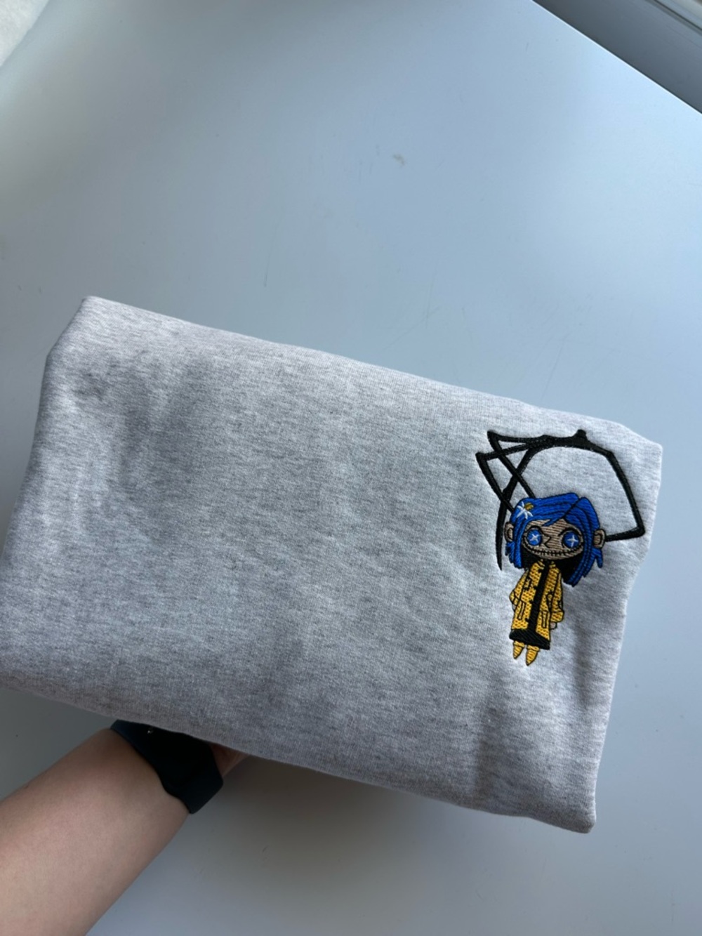 *CUSTOM* Coraline Embroidered Sweatshirt